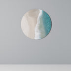 SAND AND SEA HARMONY Quadro Redondo Decorativo