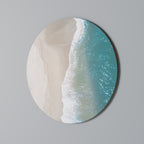 SAND AND SEA HARMONY Quadro Redondo Decorativo
