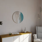 SAND AND SEA HARMONY Quadro Redondo Decorativo