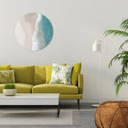 SAND AND SEA HARMONY Quadro Redondo Decorativo