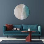 SAND AND SEA HARMONY Quadro Redondo Decorativo