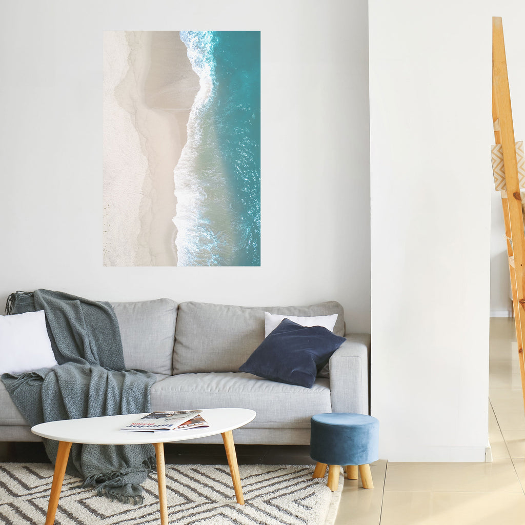 SAND AND SEA HARMONY Poster Vertical Autocolante