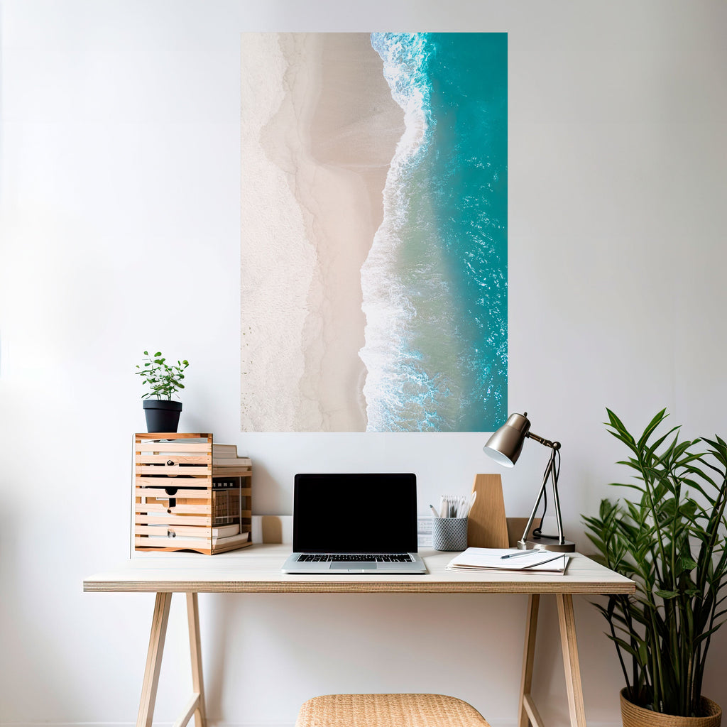 SAND AND SEA HARMONY Poster Vertical Autocolante
