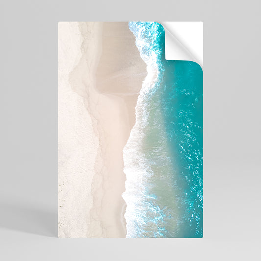 SAND AND SEA HARMONY Peel and Stick Vertical Poster