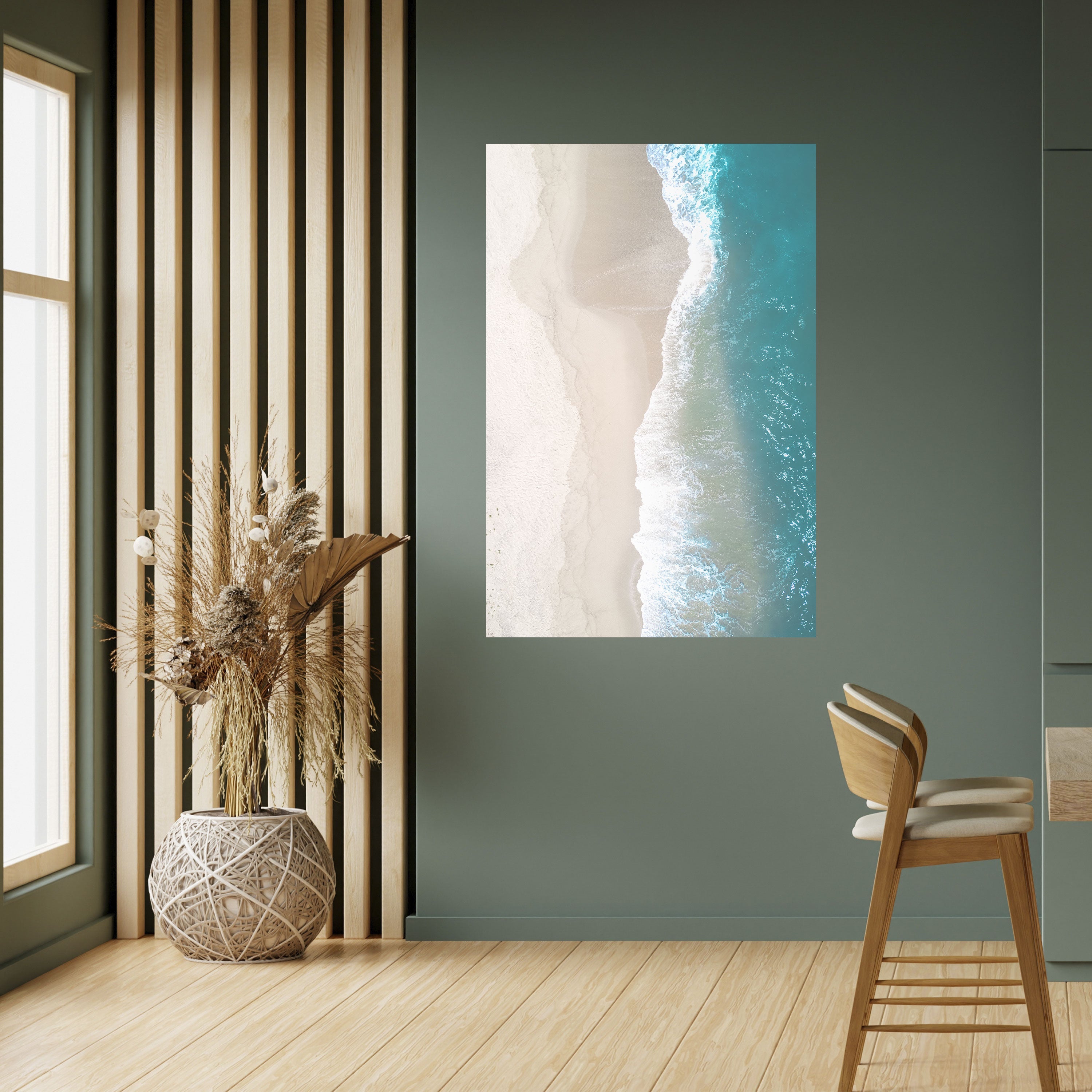 SAND AND SEA HARMONY Poster Vertical Autocolante