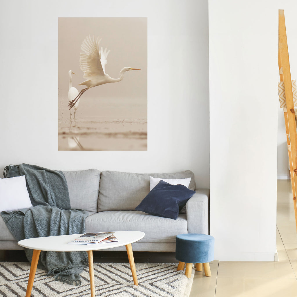 ELEGANT ASCENT Peel and Stick Vertical Poster