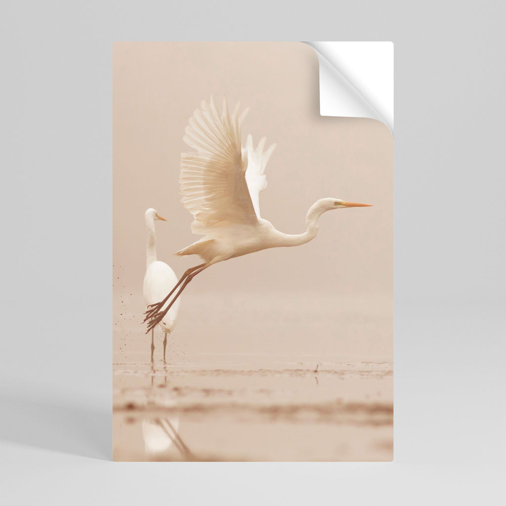 ELEGANT ASCENT Peel and Stick Vertical Poster