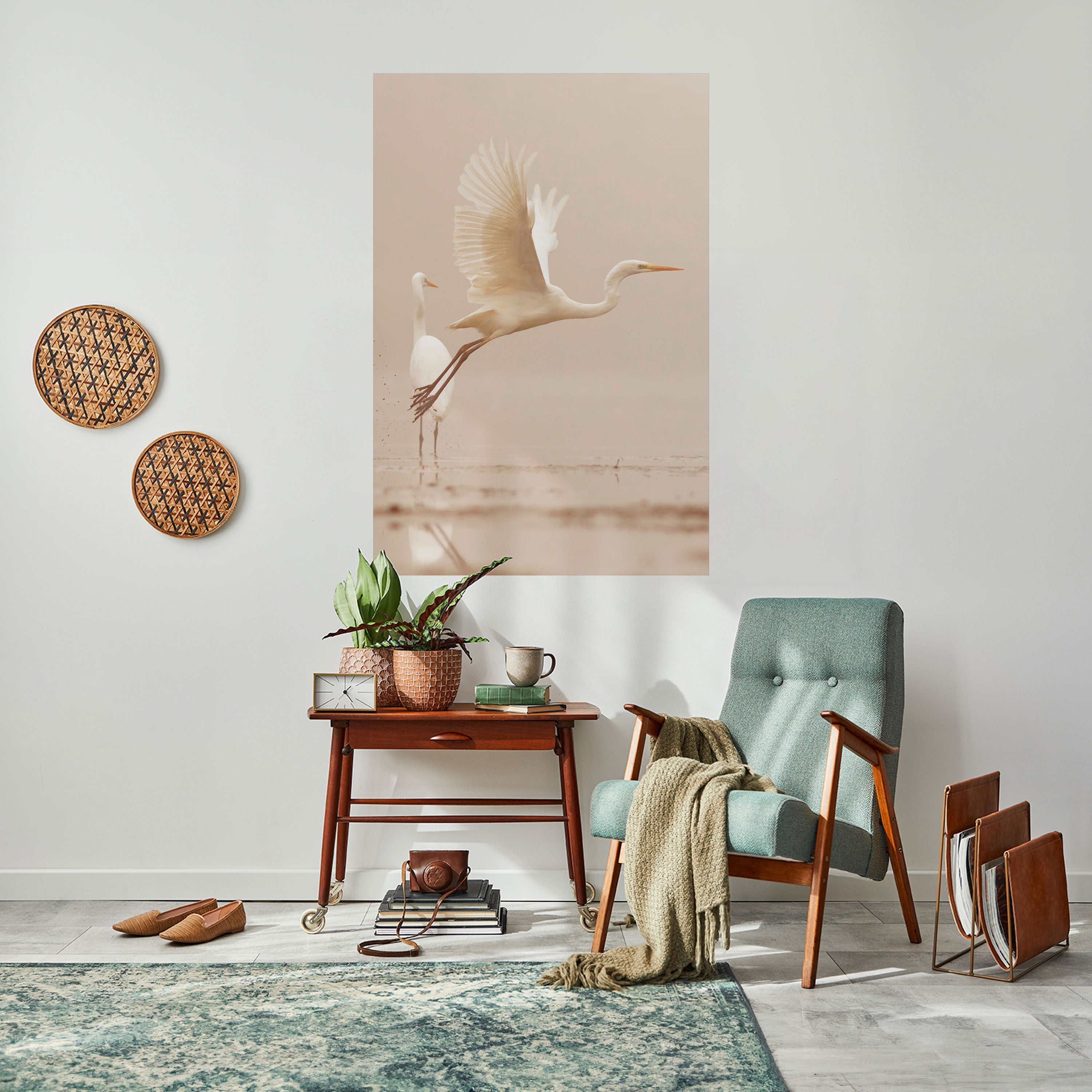 ELEGANT ASCENT Poster Vertical Autocolante