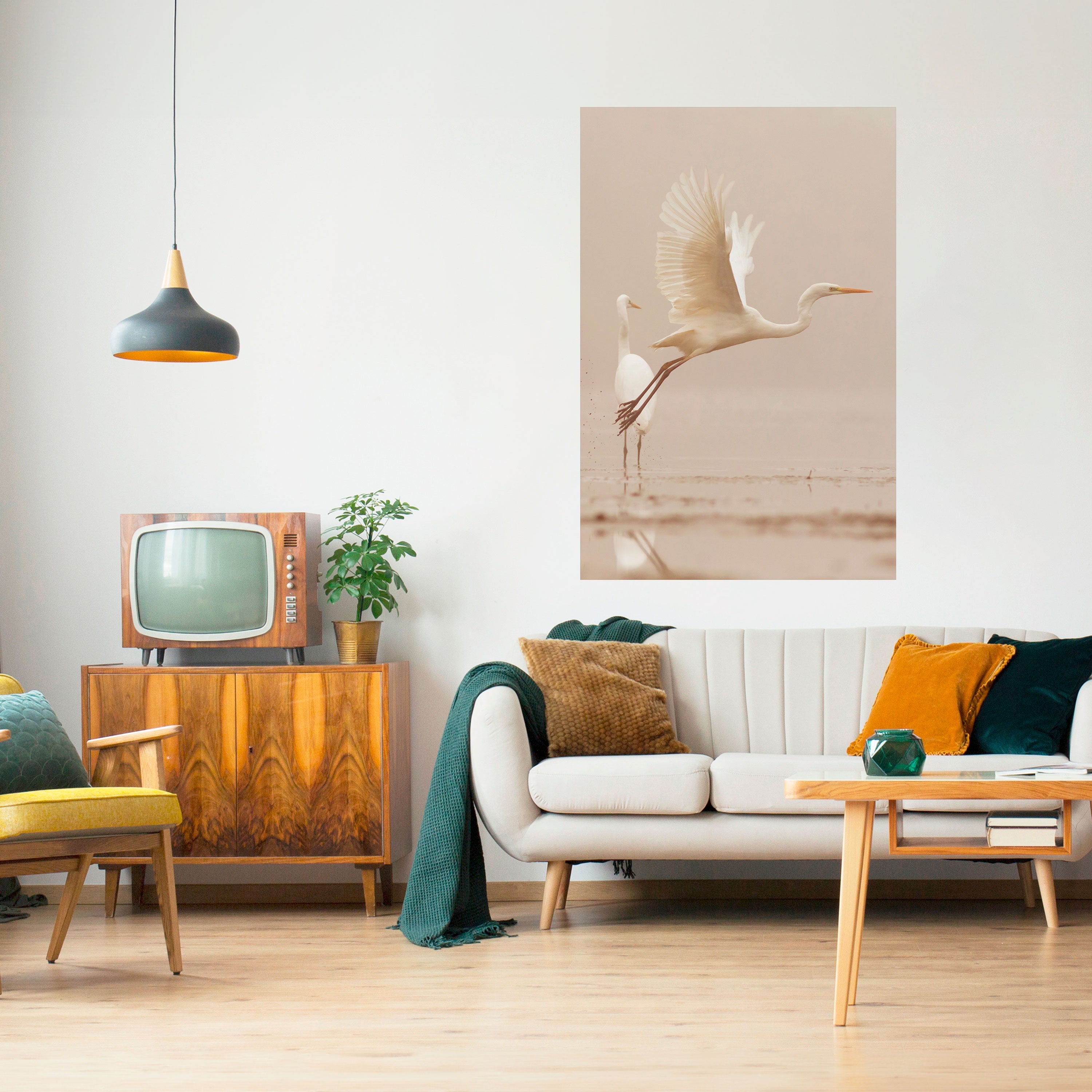 ELEGANT ASCENT Poster Vertical Autocolante