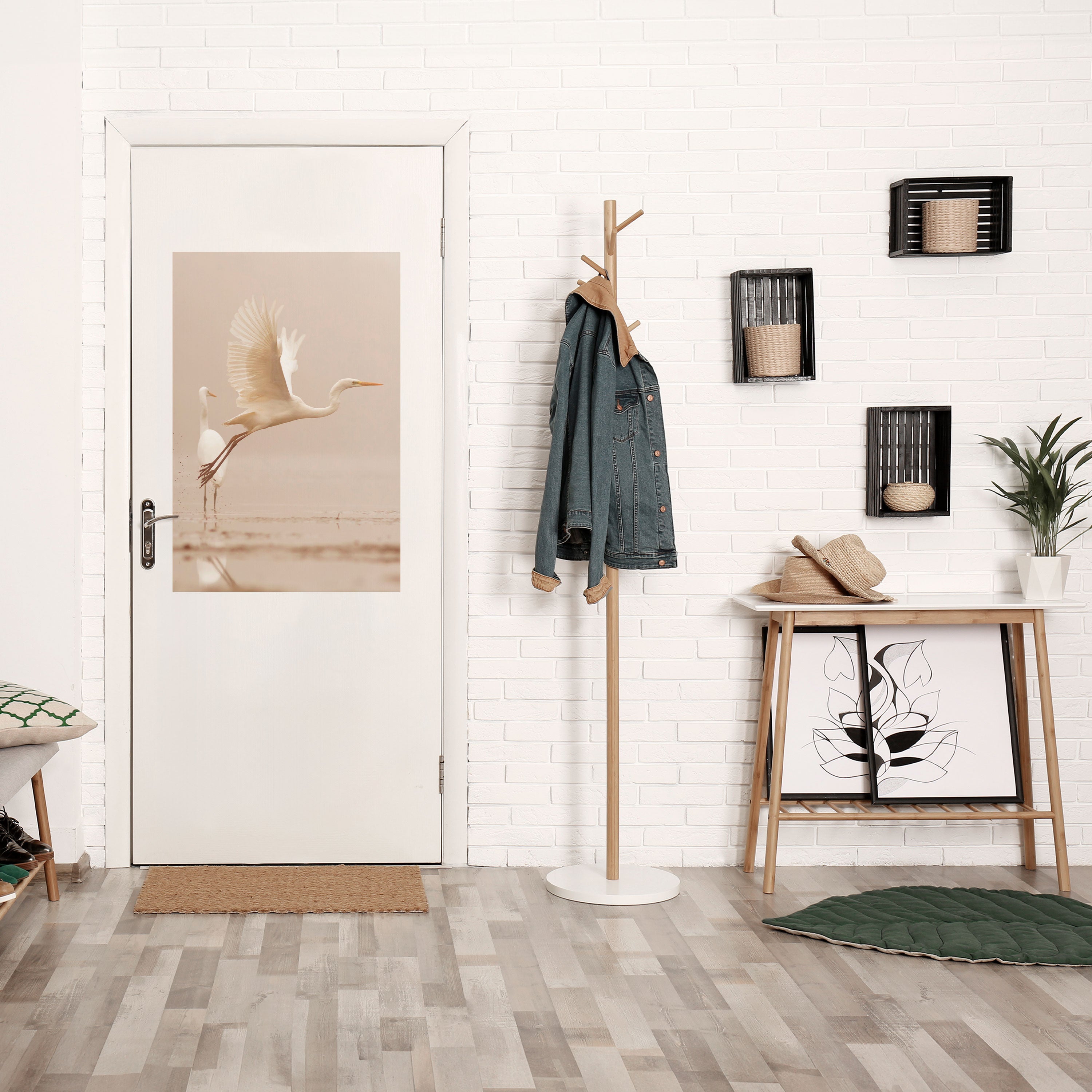 ELEGANT ASCENT Peel and Stick Vertical Poster