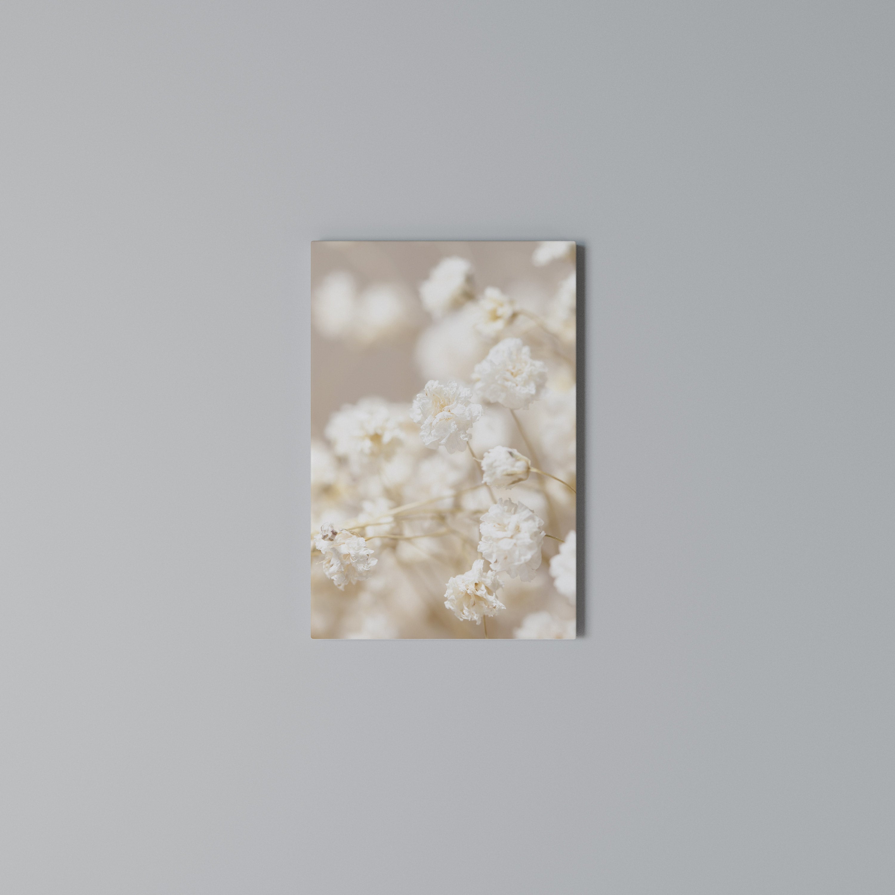 GHOSTLY BLOOM Vertical Canvas Print