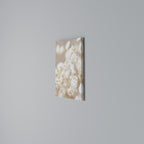 GHOSTLY BLOOM Vertical Canvas Print