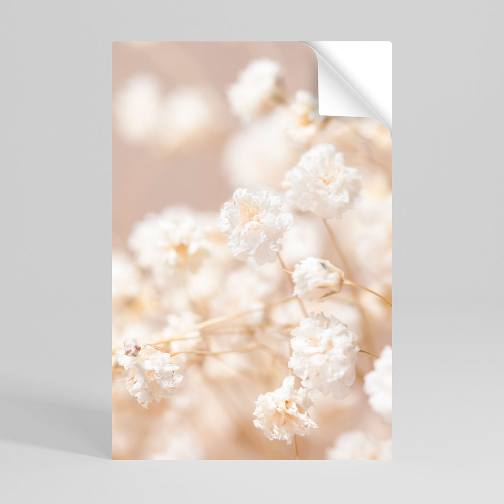 GHOSTLY BLOOM Peel and Stick Vertical Poster