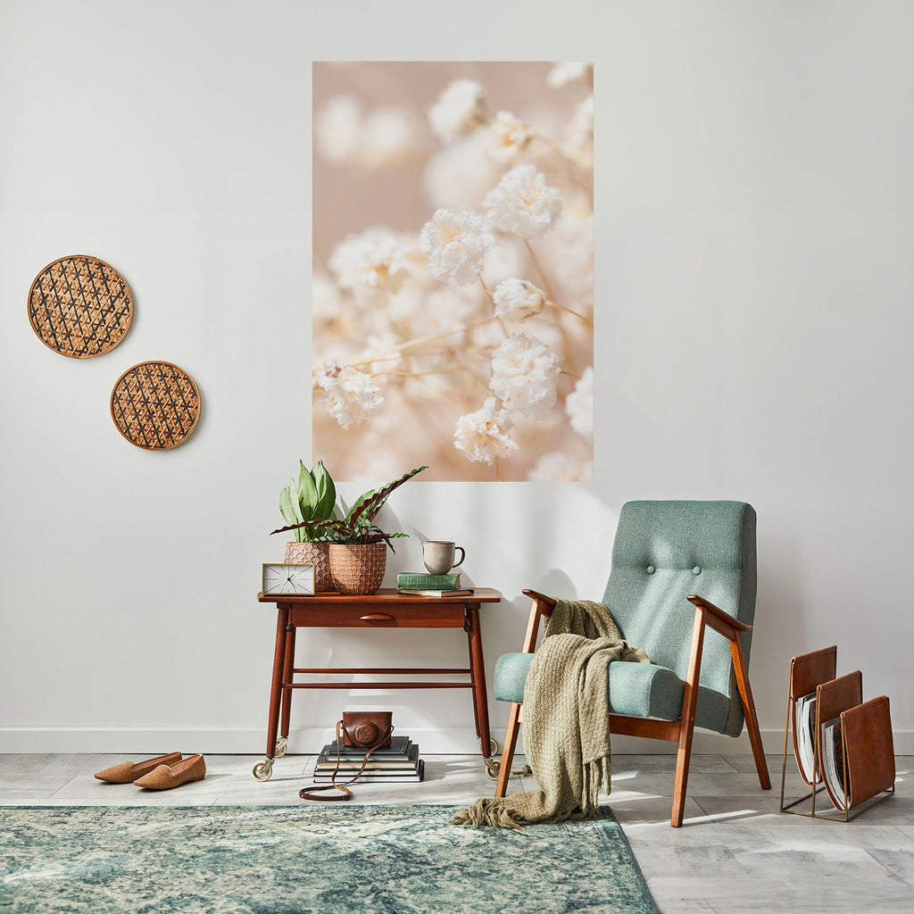 GHOSTLY BLOOM Peel and Stick Vertical Poster