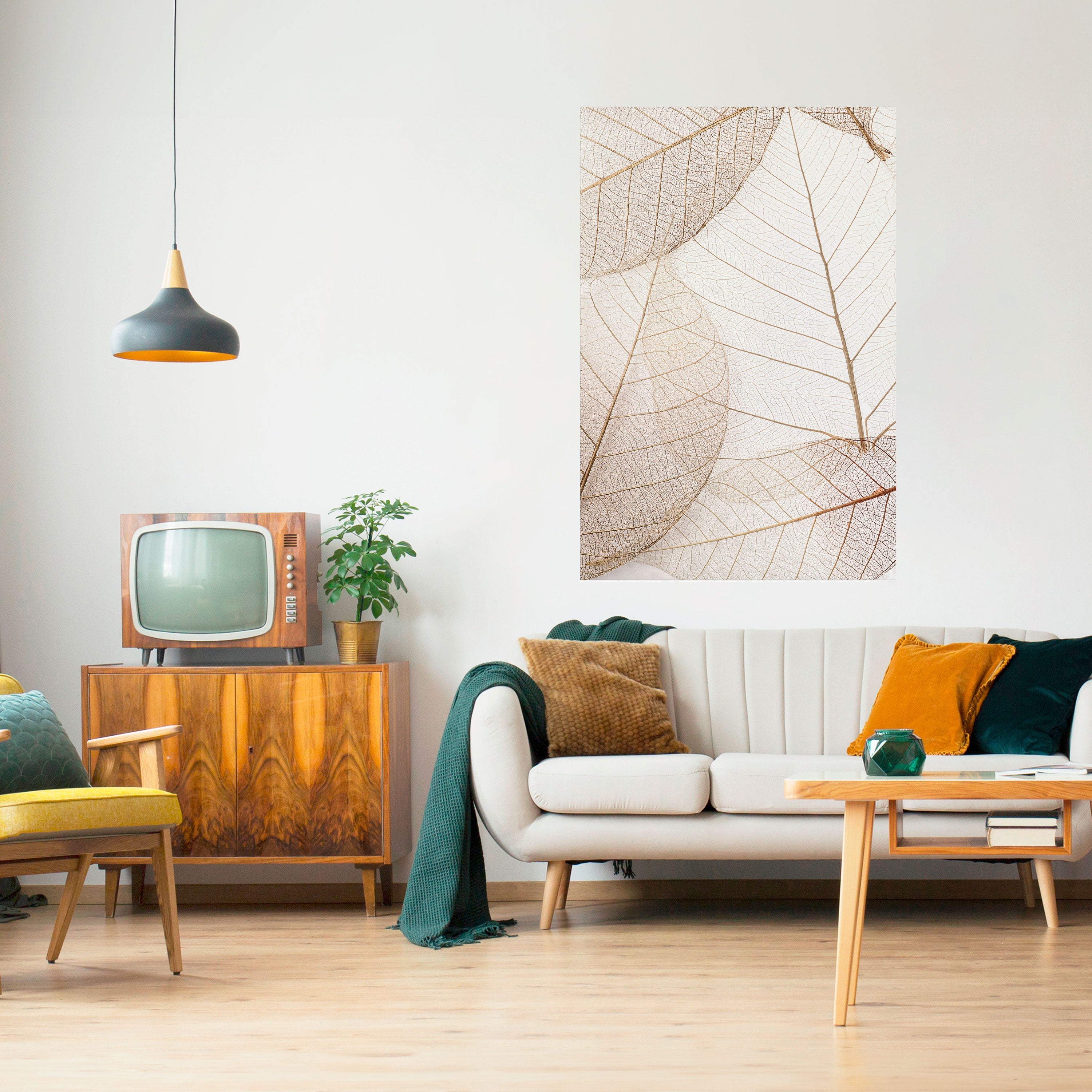 ETHEREAL VEINED GRACE Poster Vertical Autocolante