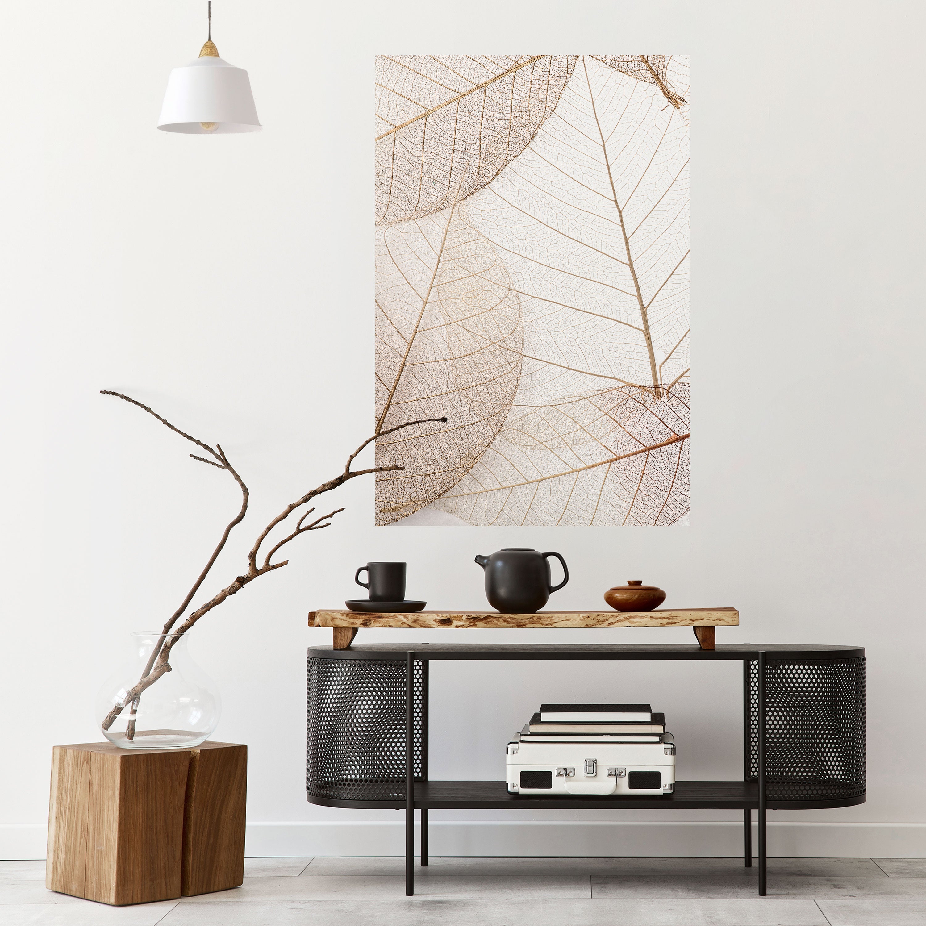 ETHEREAL VEINED GRACE Peel and Stick Vertical Poster