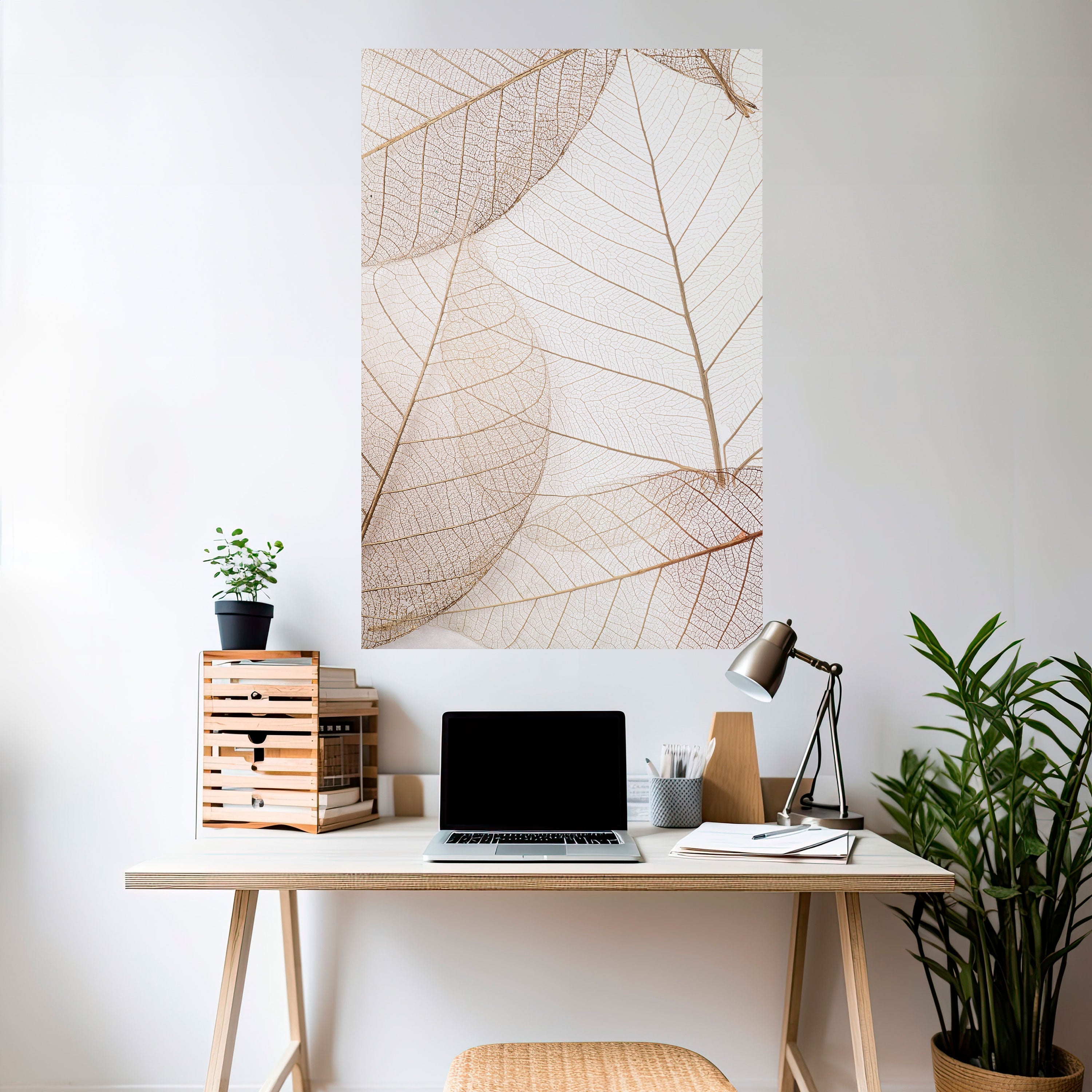 ETHEREAL VEINED GRACE Poster Vertical Autocolante