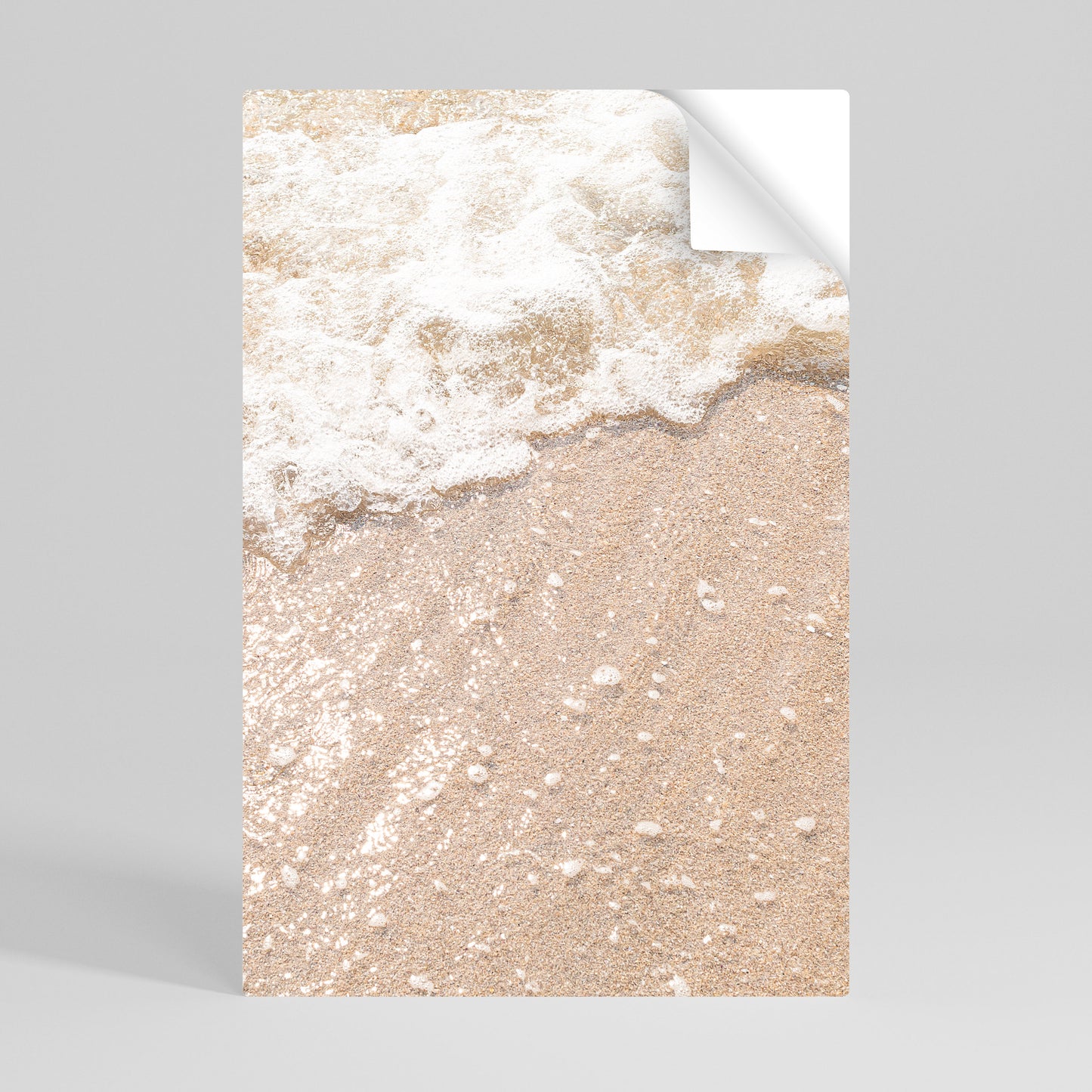 SHIMMERING SHORELINE Póster Autocolante Vertical