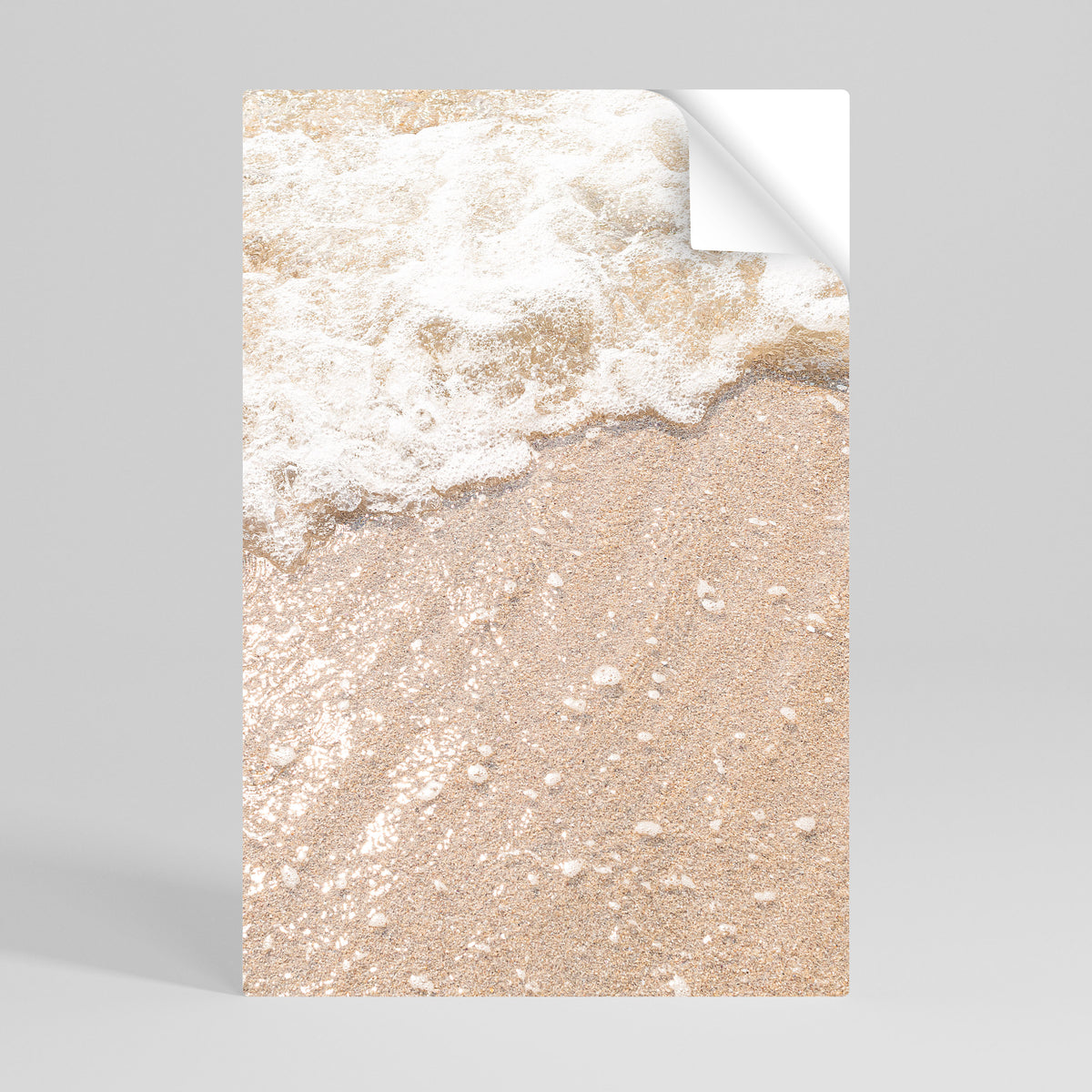 SHIMMERING SHORELINE Póster Autocolante Vertical