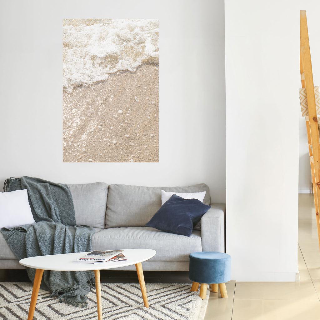 SHIMMERING SHORELINE Poster Vertical Autocolante