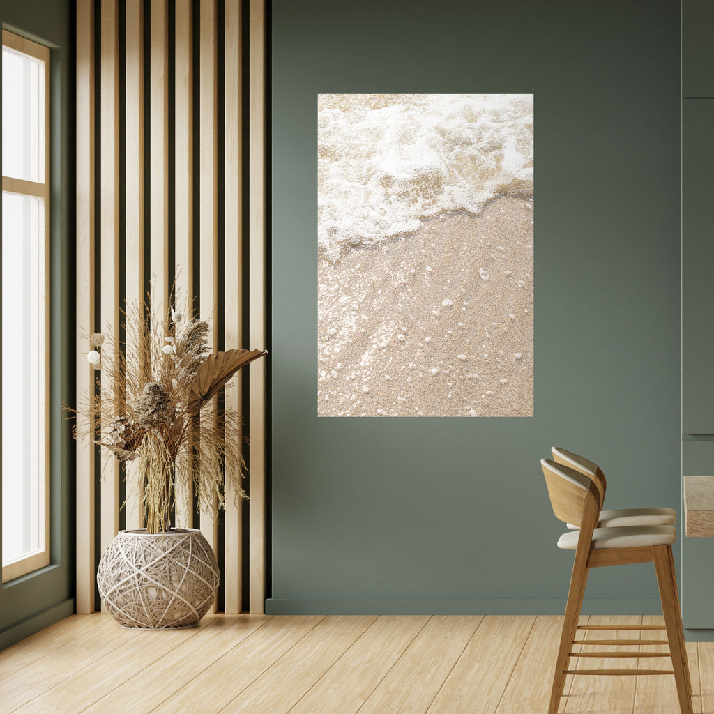 SHIMMERING SHORELINE Poster Vertical Autocolante