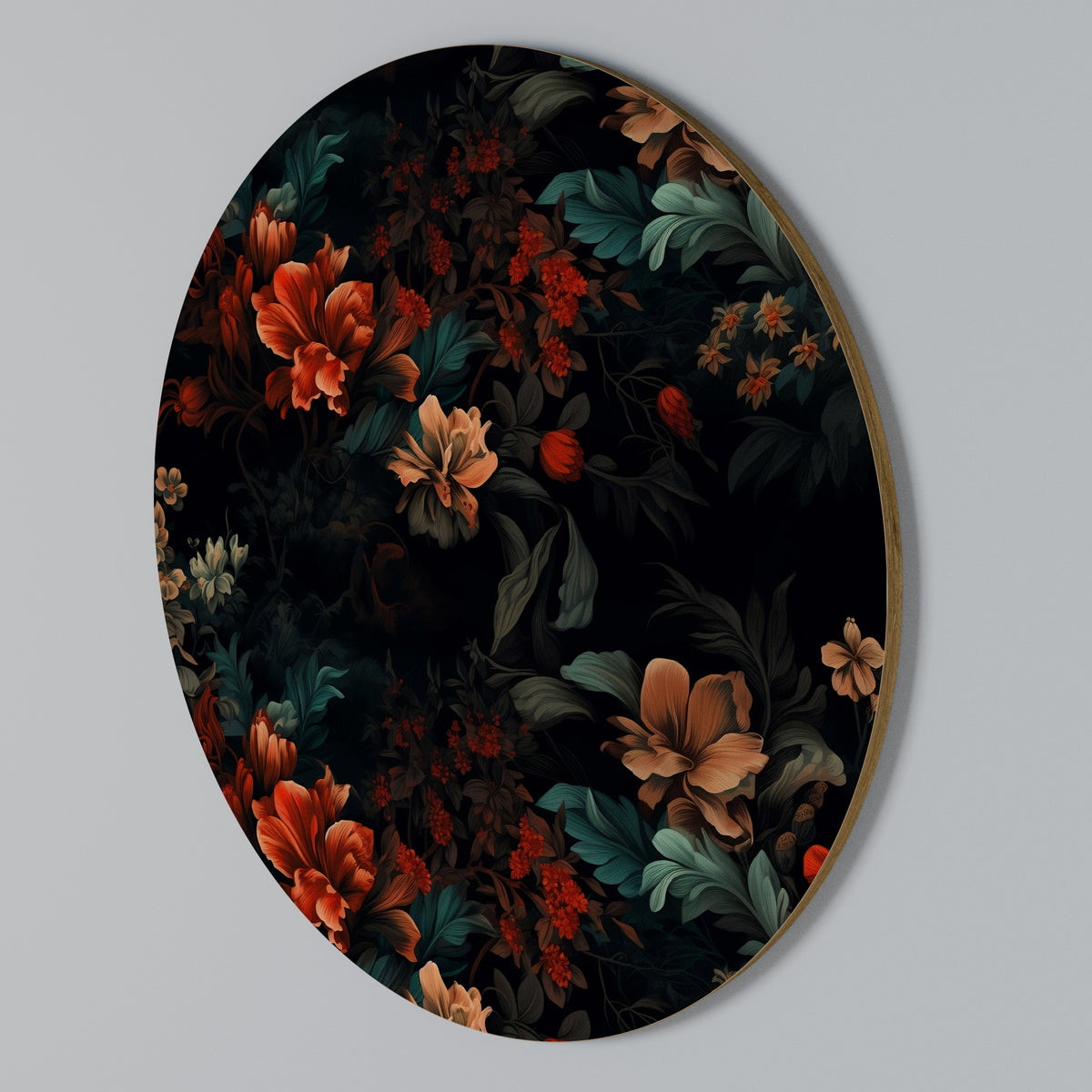 IMAGINARY BLOSSOM Arte de Parede Redonda