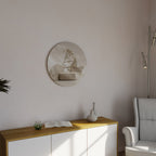 ELEGANT EMBERS Quadro Redondo Decorativo