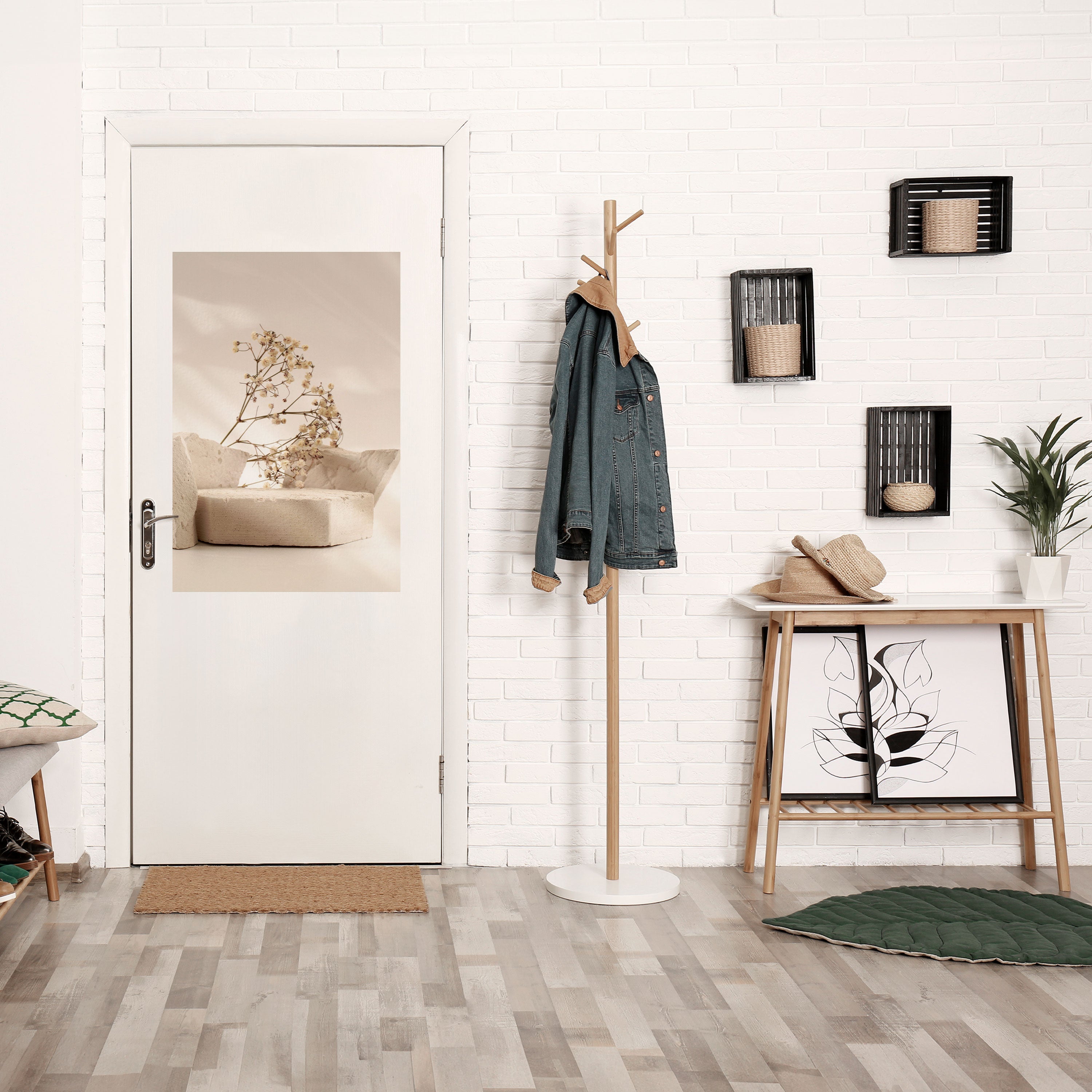 ELEGANT EMBERS Poster Vertical Autocolante