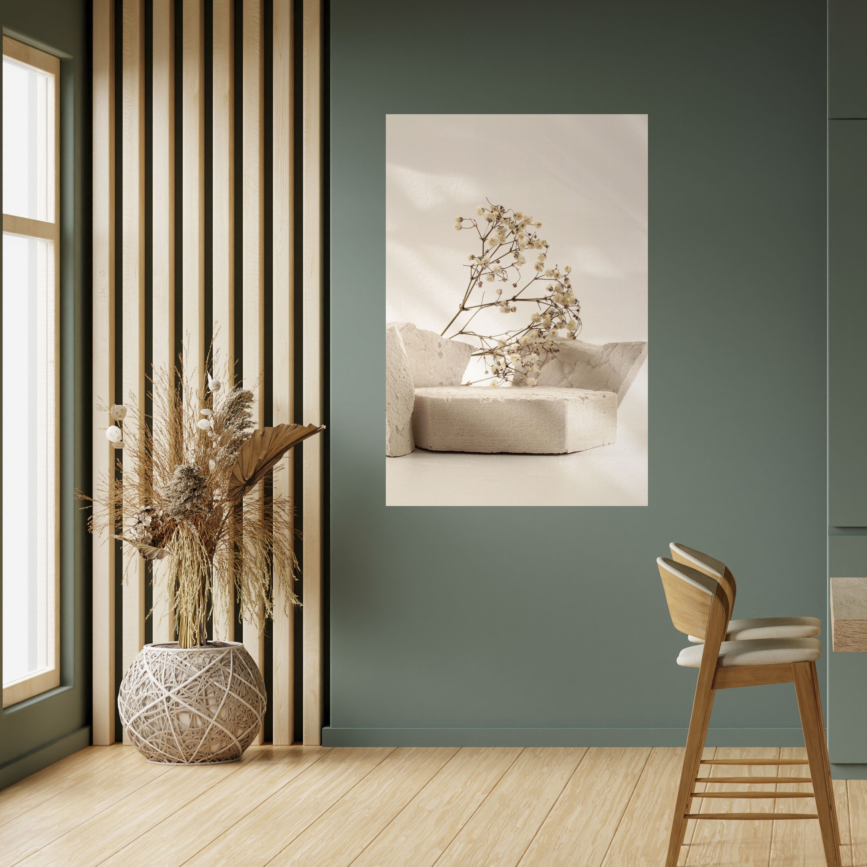 ELEGANT EMBERS Poster Vertical Autocolante