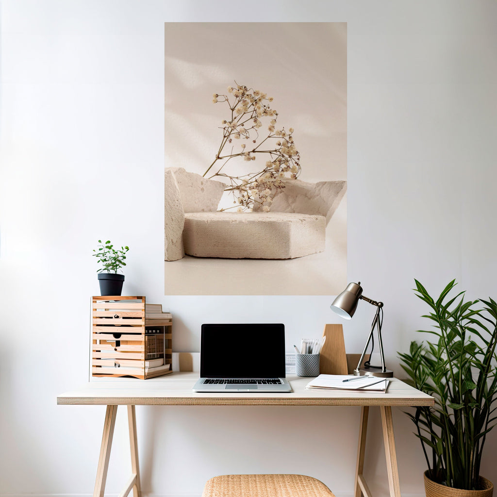 ELEGANT EMBERS Poster Vertical Autocolante