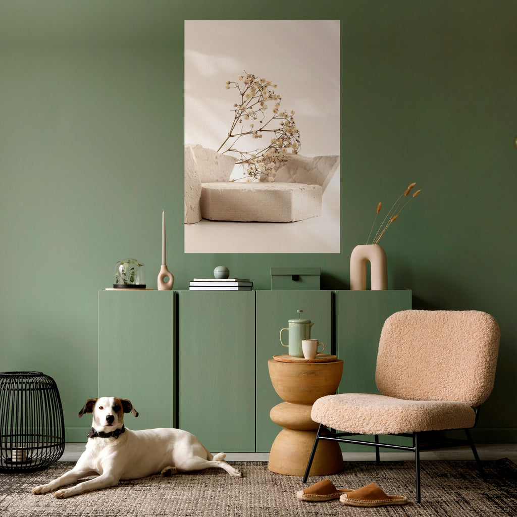 ELEGANT EMBERS Poster Vertical Autocolante