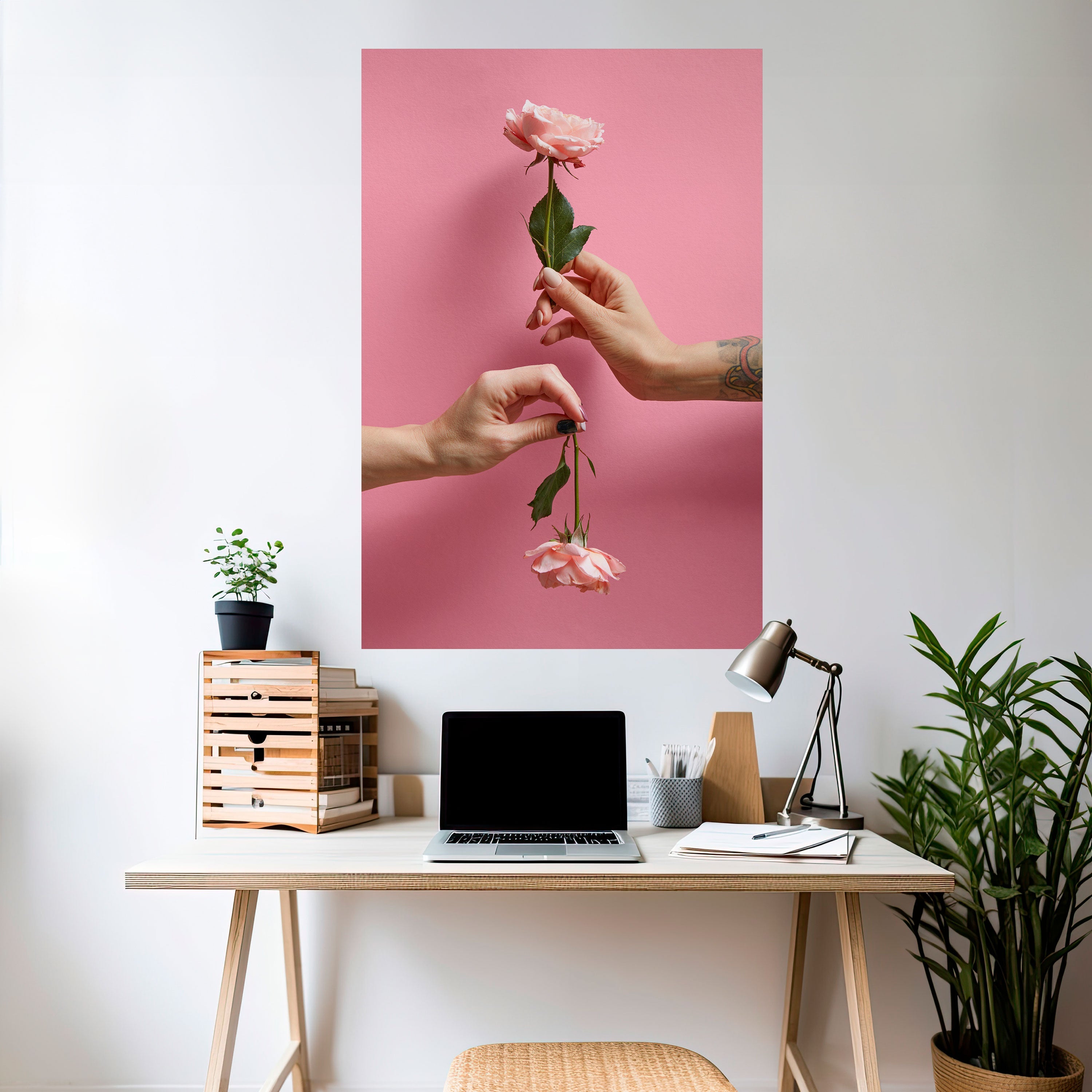 FLORAL CONNECTIONS Poster Vertical Autocolante