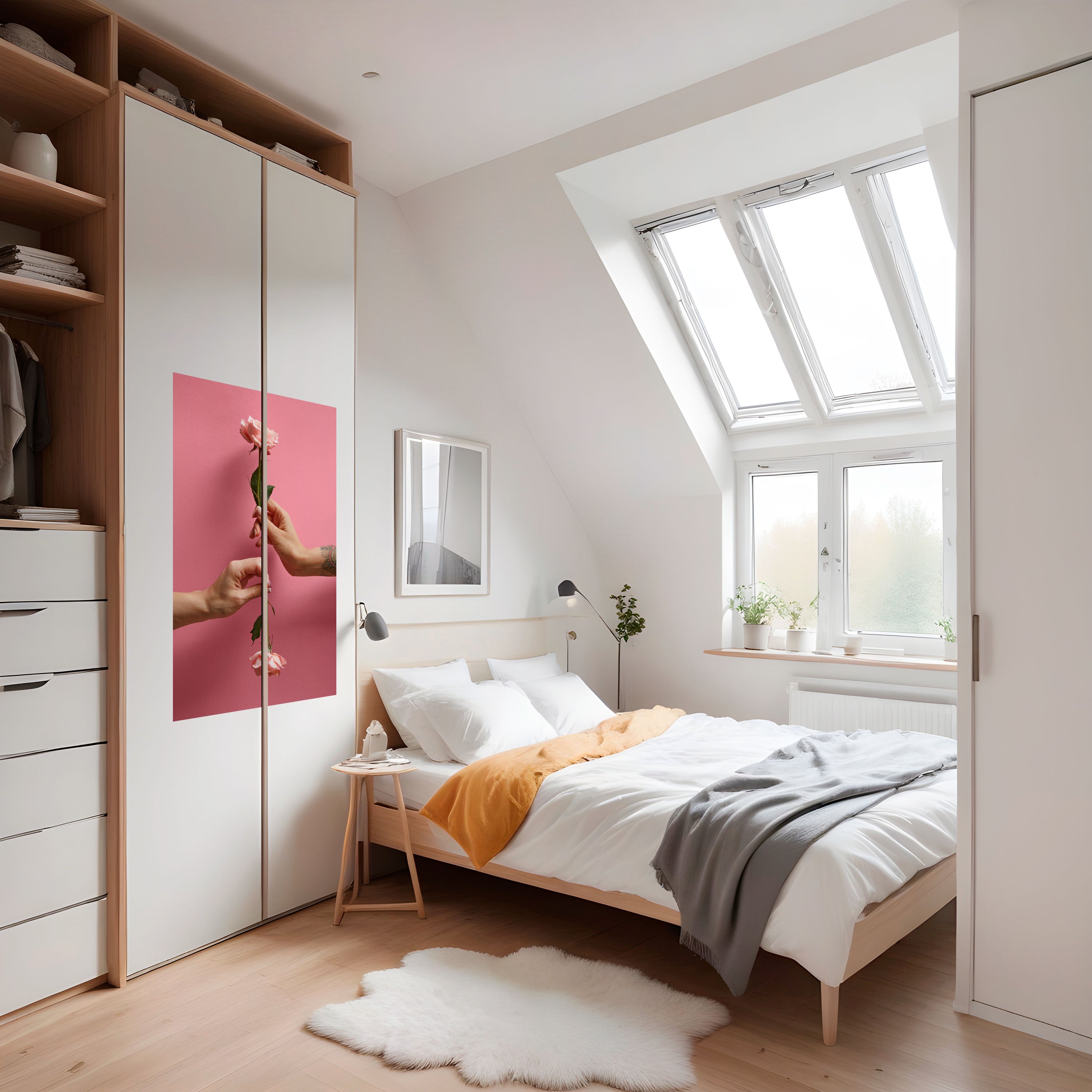 FLORAL CONNECTIONS Poster Vertical Autocolante