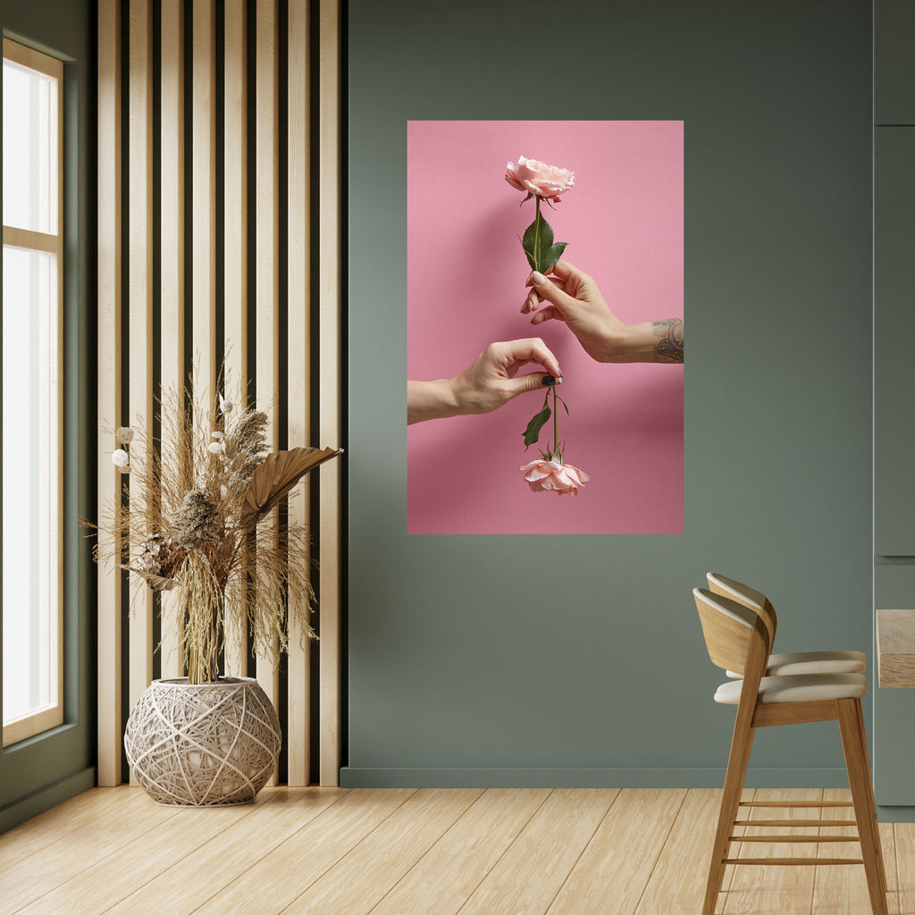 FLORAL CONNECTIONS Poster Vertical Autocolante