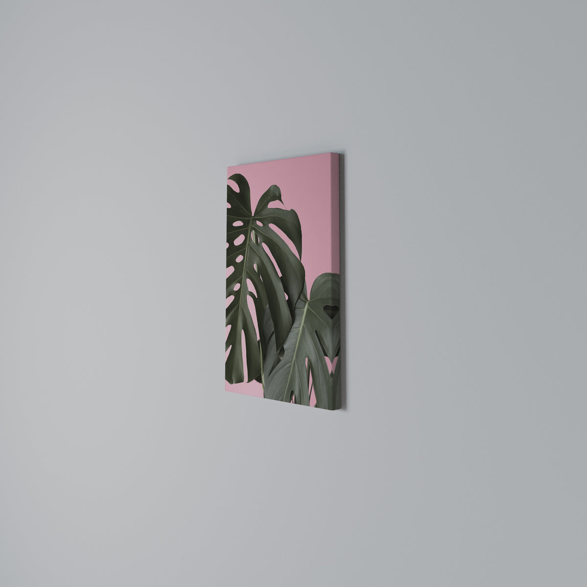 LADY MONSTERA Quadro em tela vertical