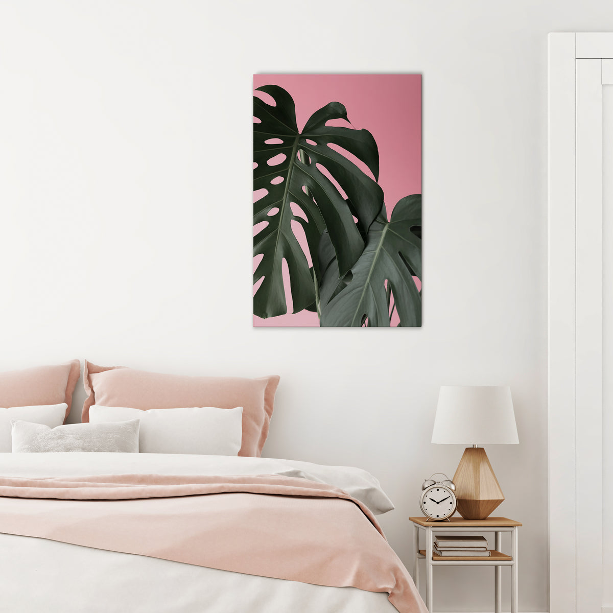 LADY MONSTERA Quadro em tela vertical