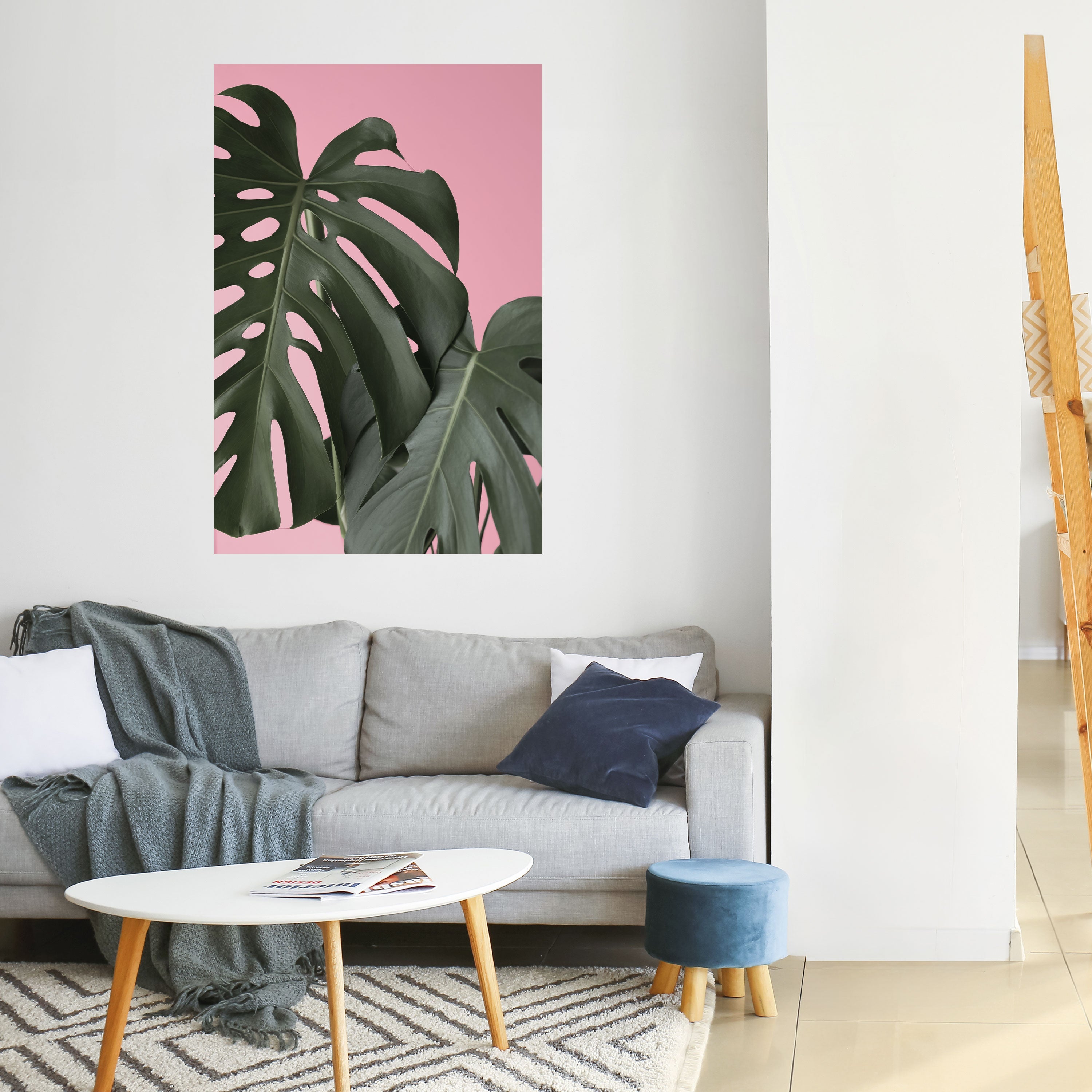 LADY MONSTERA Poster Vertical Autocolante