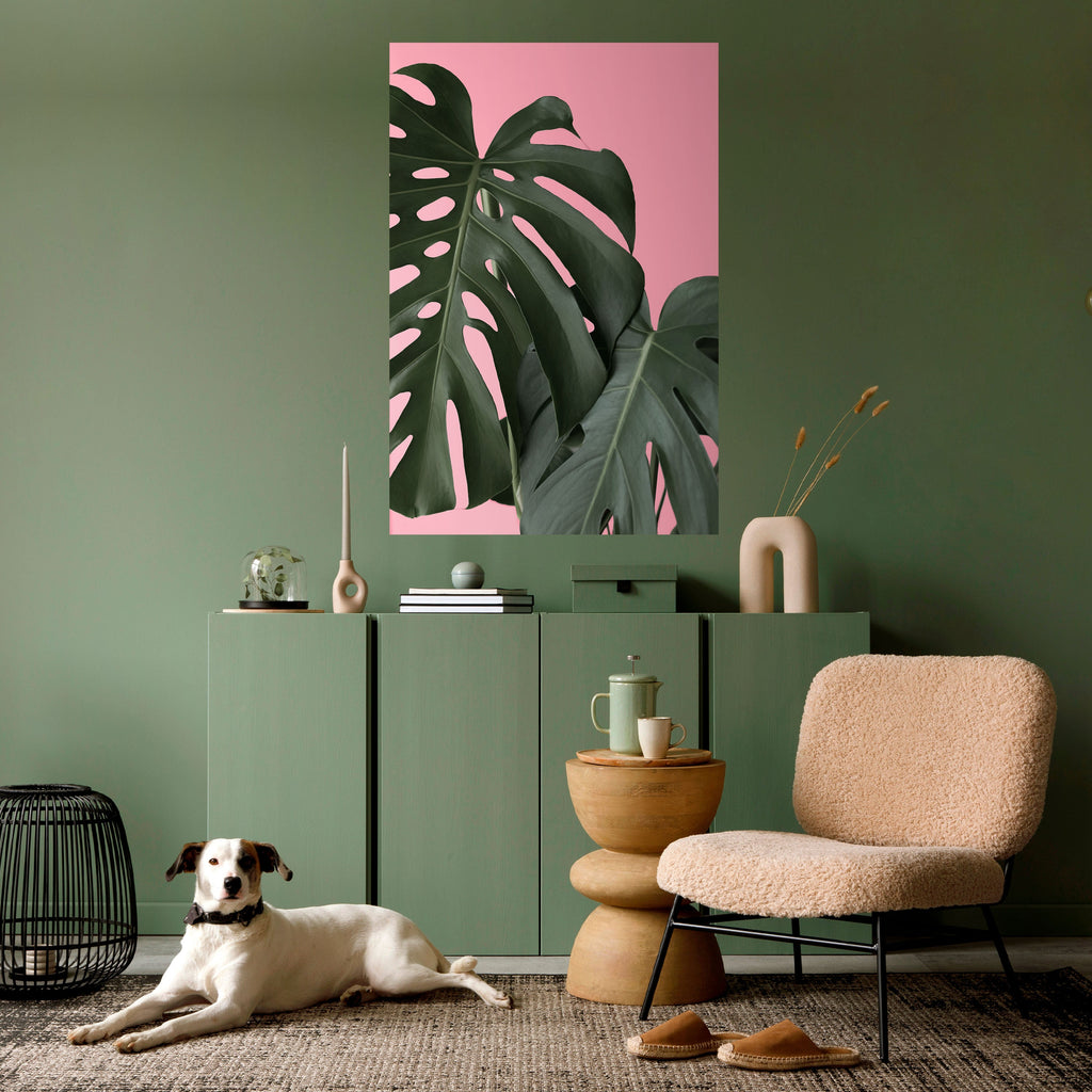 LADY MONSTERA Poster Vertical Autocolante