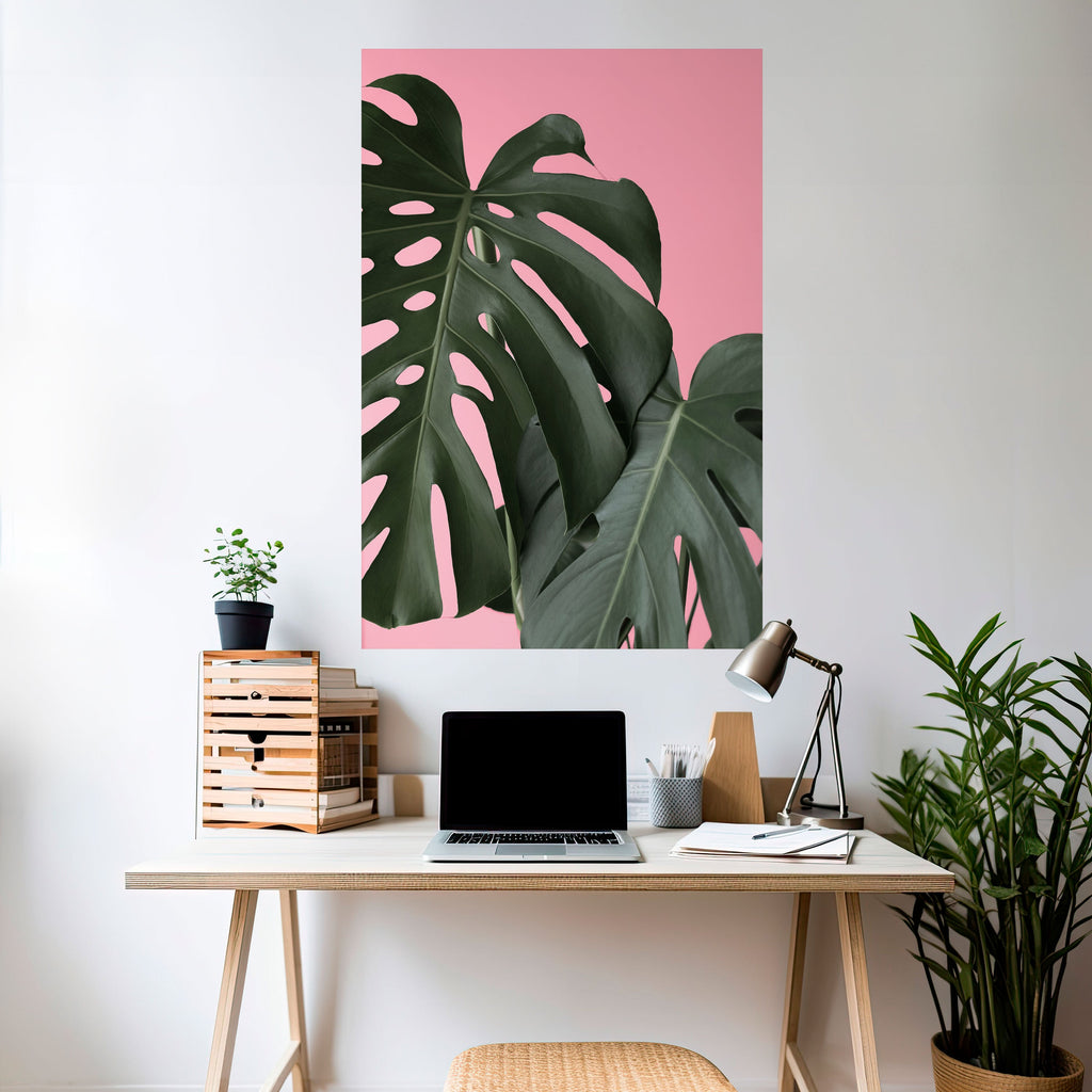 LADY MONSTERA Poster Vertical Autocolante
