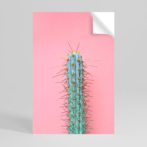MISTER CACTUS Peel and Stick Vertical Poster
