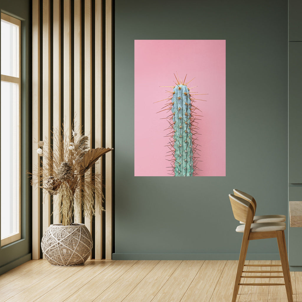 MISTER CACTUS Peel and Stick Vertical Poster