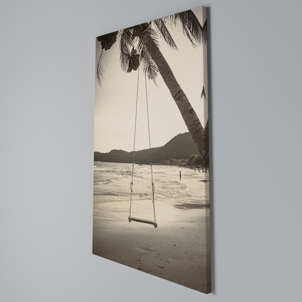 SUNSET SWING SORROW Quadro em tela vertical