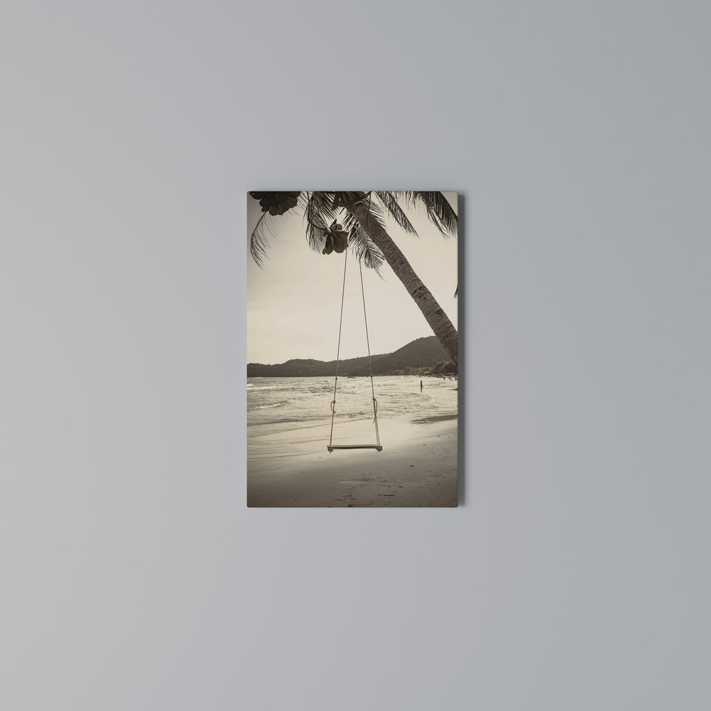 SUNSET SWING SORROW Quadro em tela vertical