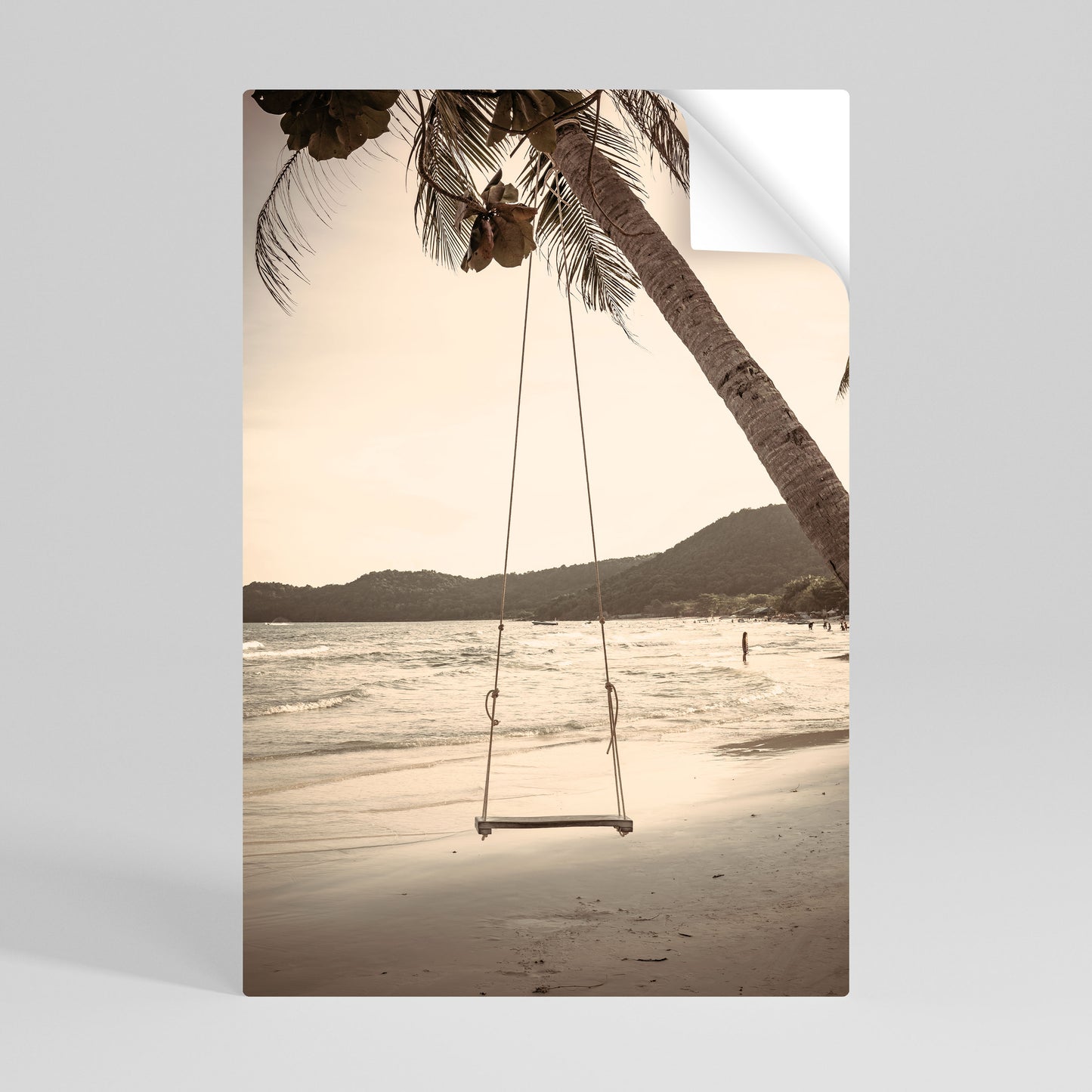 SUNSET SWING SORROW Póster Autocolante Vertical