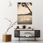 SUNSET SWING SORROW Peel and Stick Vertical Poster