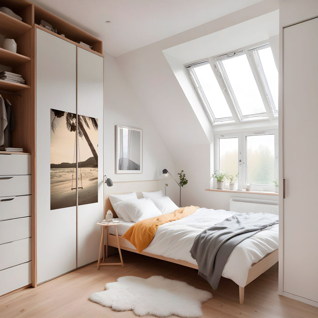 SUNSET SWING SORROW Peel and Stick Vertical Poster