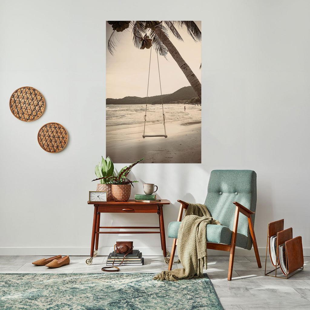 SUNSET SWING SORROW Peel and Stick Vertical Poster