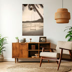 SUNSET SWING SORROW Peel and Stick Vertical Poster