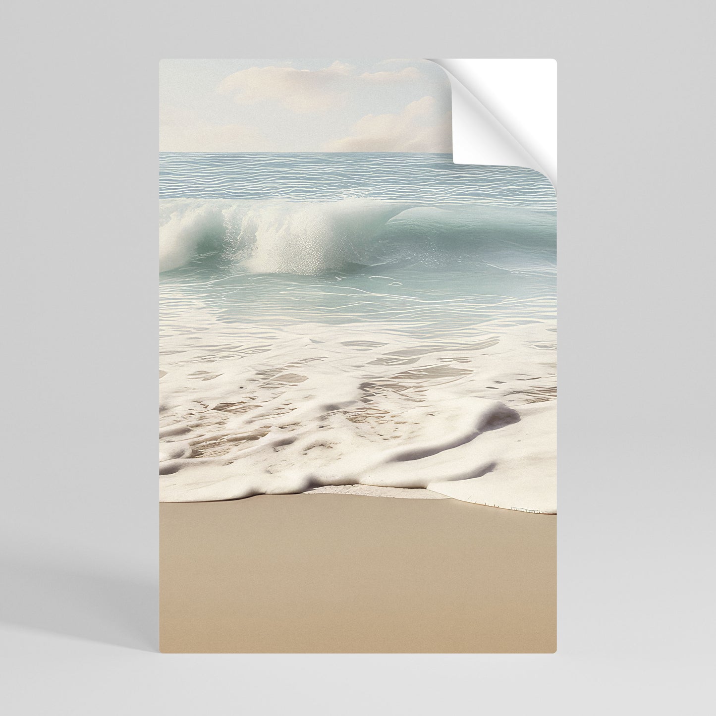 OCEAN WHISPER Póster Autocolante Vertical