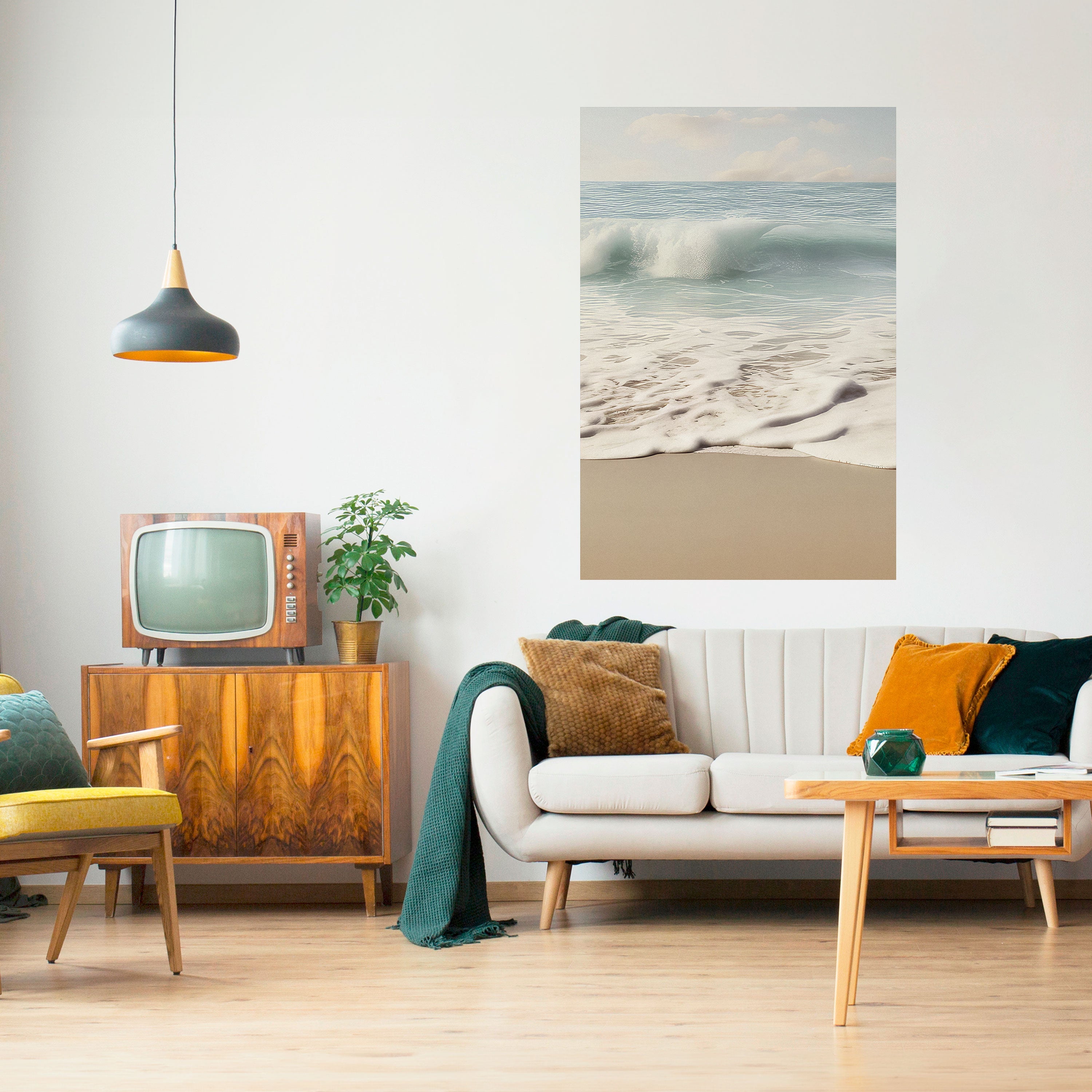 OCEAN WHISPER Peel and Stick Vertical Poster